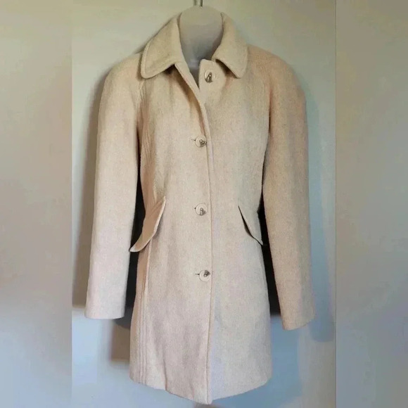 East 5th Beige Wool Peacock women's size small - Picture 1 of 12